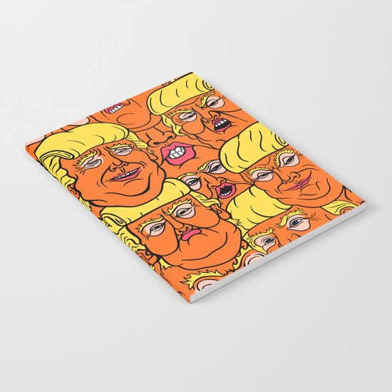 Trump Nightmare Pattern Notebook