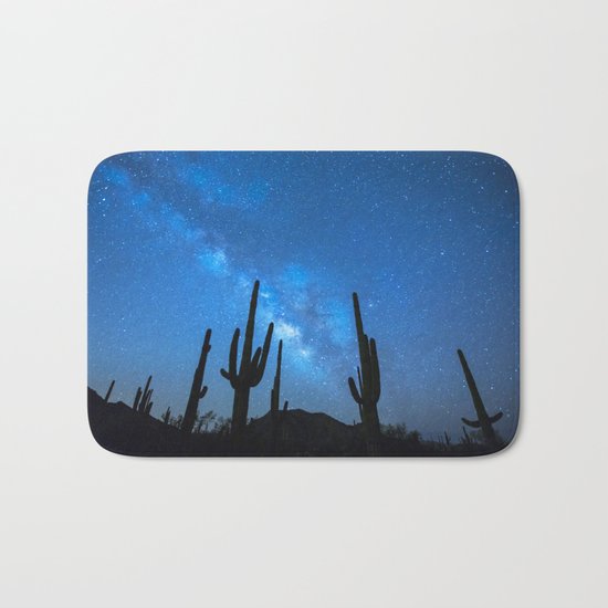 Cacti Milky Way Bath Mat