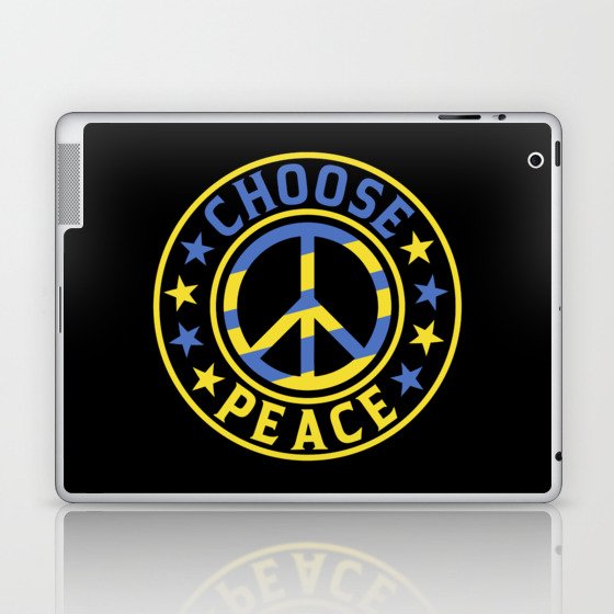 Choose Peace Ukraine War Laptop & iPad Skin