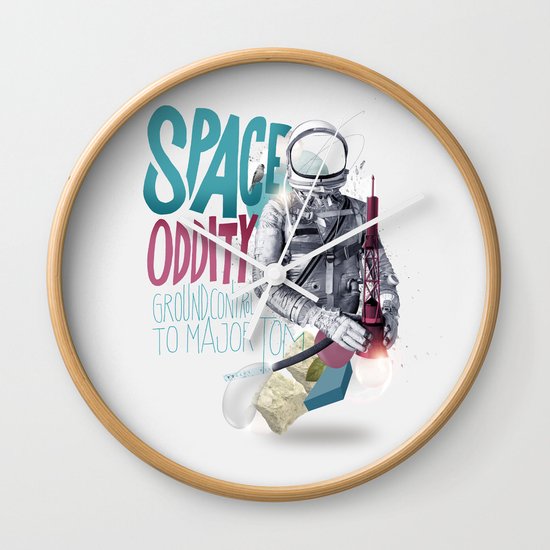 SPACE ODDITY Wall Clock
