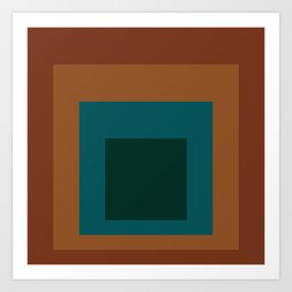 color square 10 Art Print