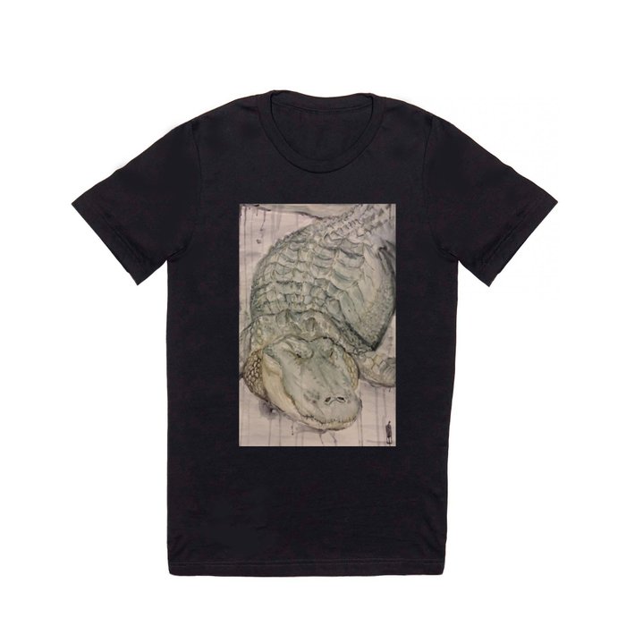 Watercolor Crocodile T Shirt
