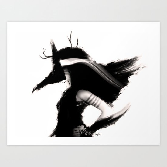 Zooey 2.0 Art Print