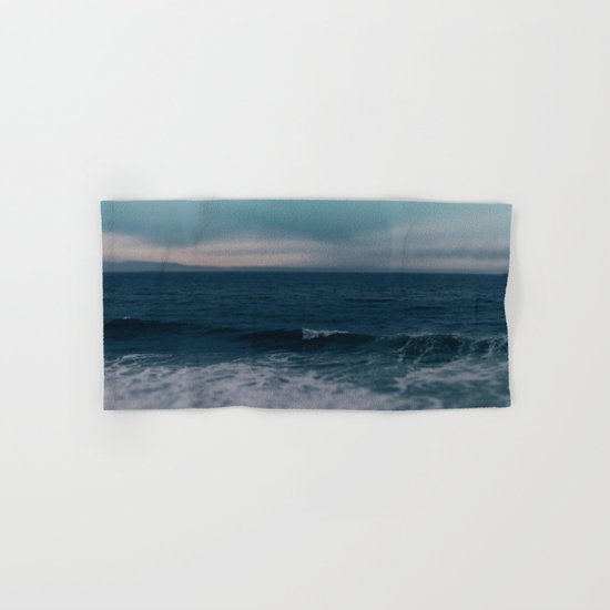 Blue California Ocean Hand & Bath Towel