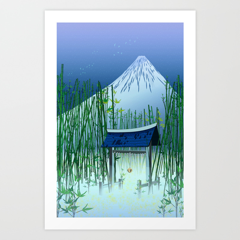 A Moonless Night Art Print By Noeldelmar Society6