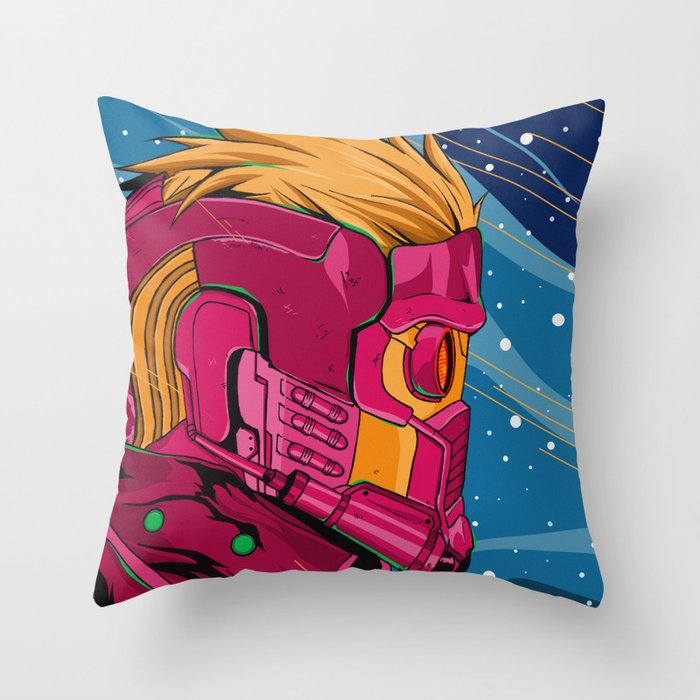 Starlord Guardians of the galaxy Throw Pillow