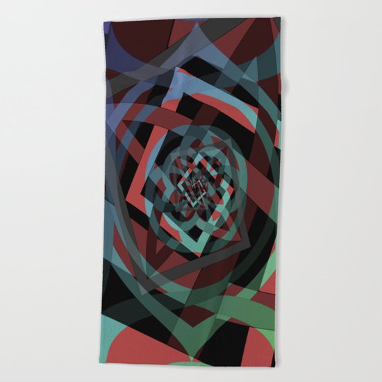 Celtic Droste Pattern Beach Towel