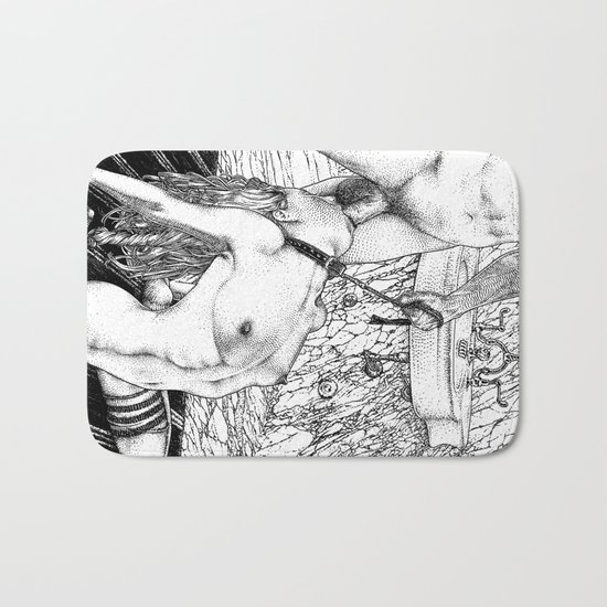 asc 707 La rivière de nacre (The Jackhammer) Bath Mat