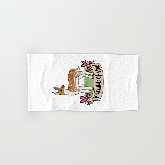I'm fawn'd of you! Hand & Bath Towel