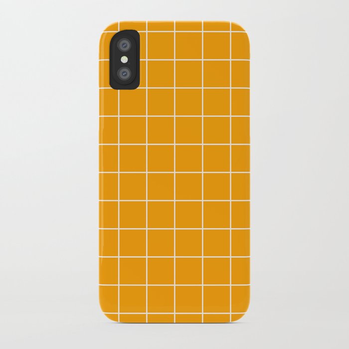Marigold Grid iPhone Case