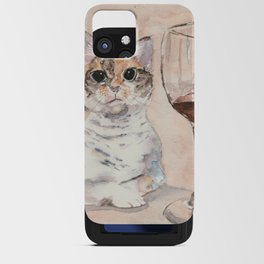 Wine Purrrfection iPhone Card Case