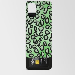 Green Leopard Background Pattern Android Card Case