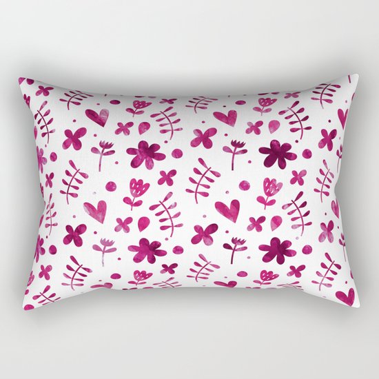 Colorful Lovely Pattern IV Rectangular Pillow