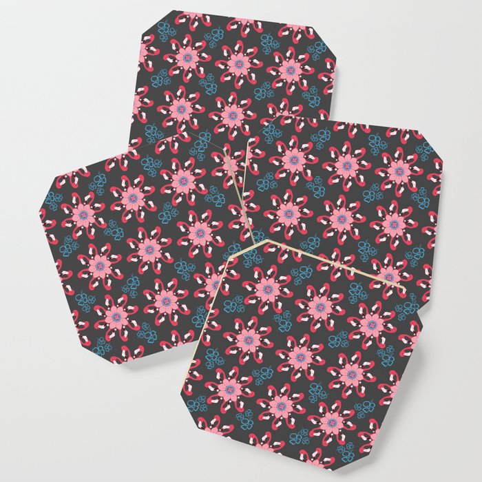 Flamingo Floral Coaster