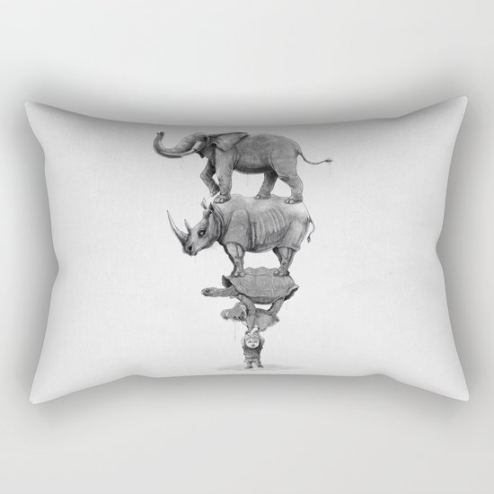 In Your Hands Rectangular Pillow