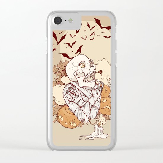 Mummy's Curse Clear iPhone Case