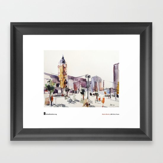 Marion Rivolier, "Gare de Lyon" Framed Art Print