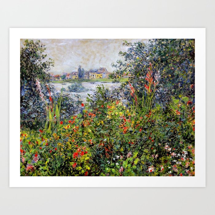 Моне полянка. Monet’s Garden at Vétheuil.