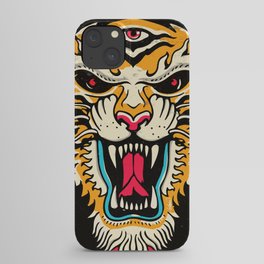Tiger 3 Eyes iPhone Case