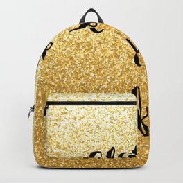 Gold Classy as fuck Backpack