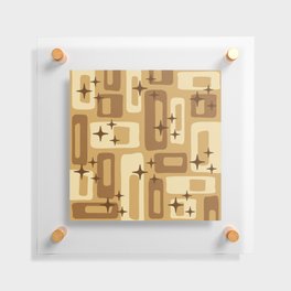 Mid Century Modern Geometric Abstract 139 Floating Acrylic Print