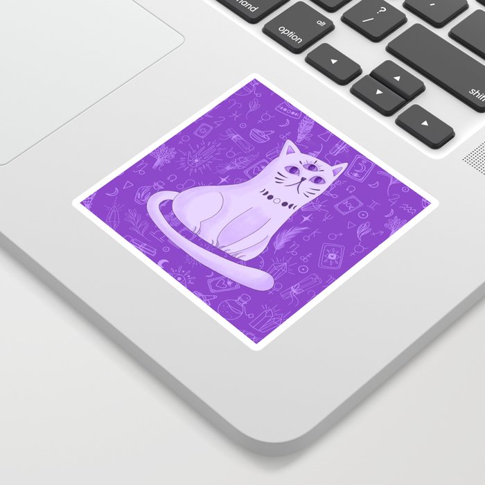 Mystic Cat 1 Sticker