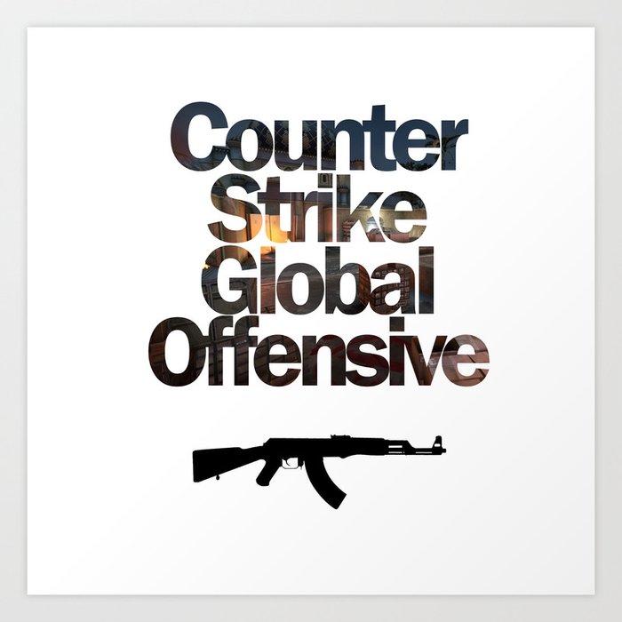 Counter Strike - Global Offensive  Art Print