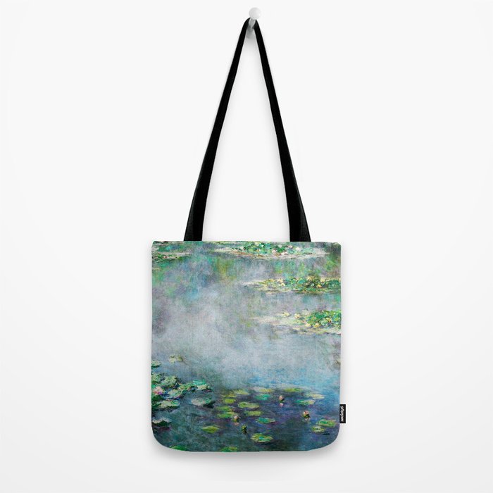 Claude Monet Water Lilies Tote Bag Fine Art Print Bag 