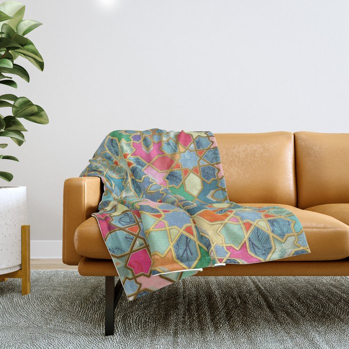 Moroccan throw shop blanket