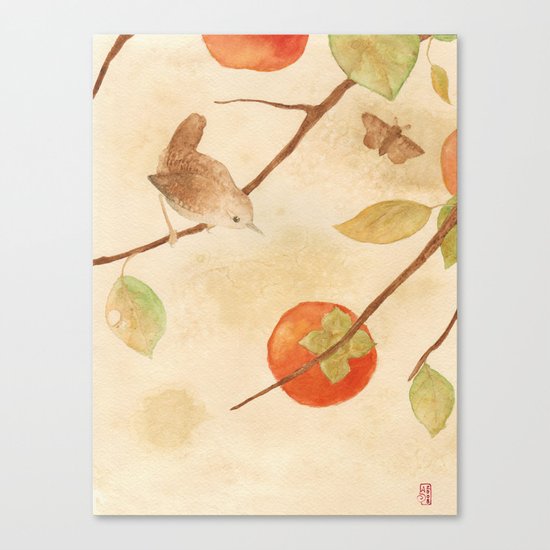 Winter Wren Canvas Print