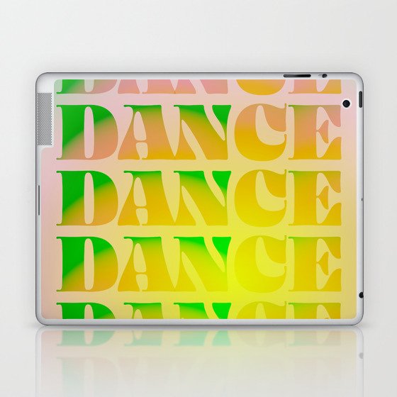 Dance in Green Laptop & iPad Skin