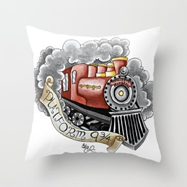 Harry Potter - Hogwarts Express train Throw Pillow