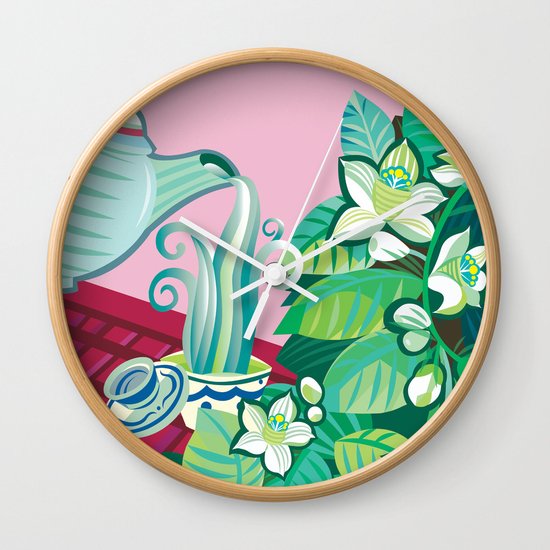 Tea Party Wall Clock