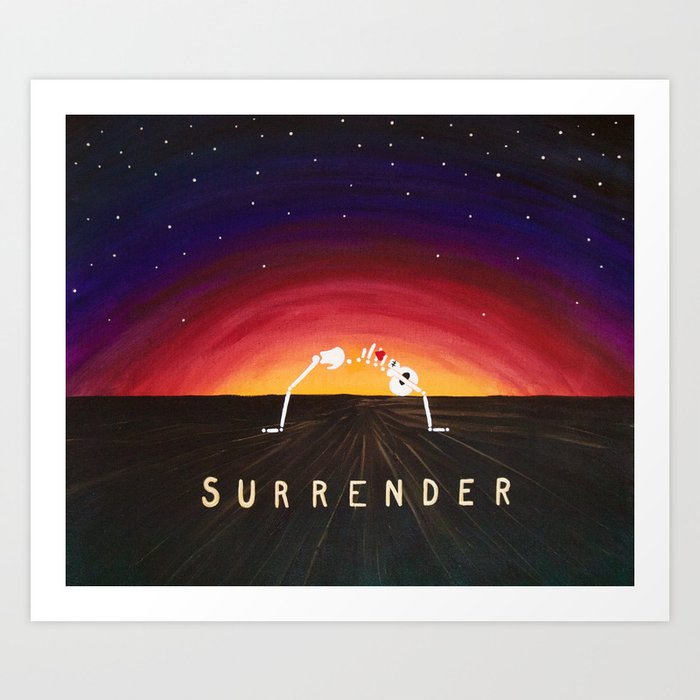 Surrender Sunset Art Print
