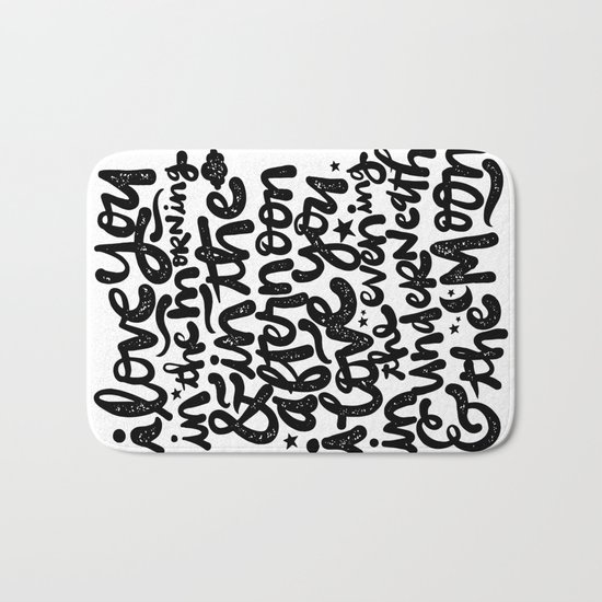 LOVE YOU IN THE MORNING... Bath Mat