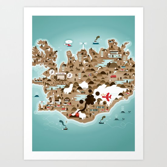 Iceland Art Print