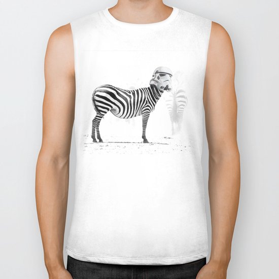 Trooper Stripes _ Star Wars _ Zebra Biker Tank