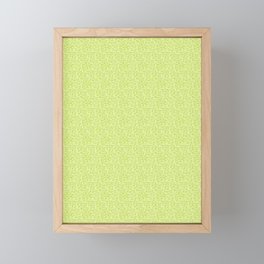 child pattern-pantone color-solid color-light green Framed Mini Art Print