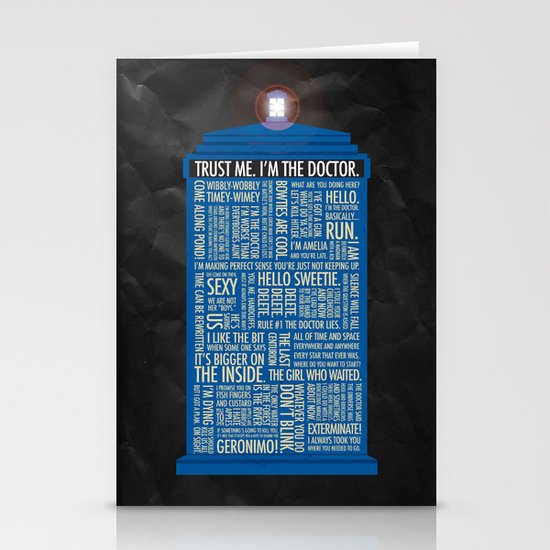 Doctor Who Stationery Cards