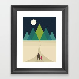 Long Journey Framed Art Print