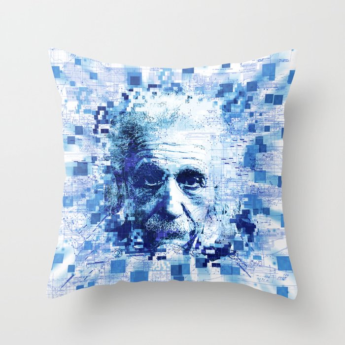 Albert Einstein Throw Pillow