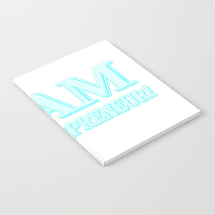 "#ENTREPRENEUR" Cute Expression Design. Buy Now Notebook