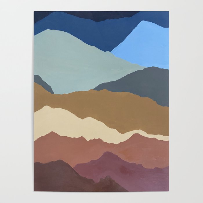 Mountains One Poster
