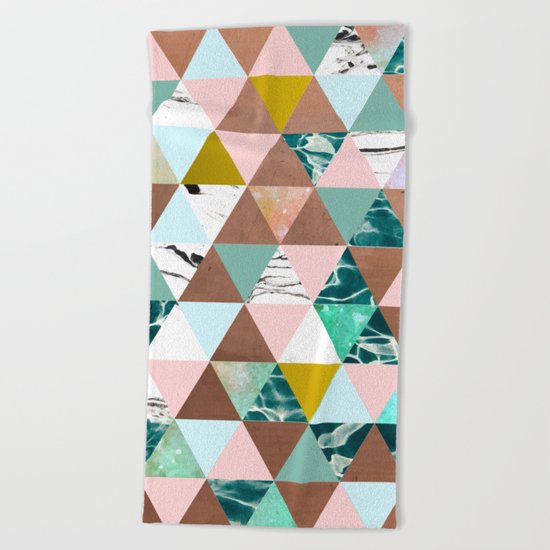 Life in a Pattern #society6 #decor #buyart Beach Towel