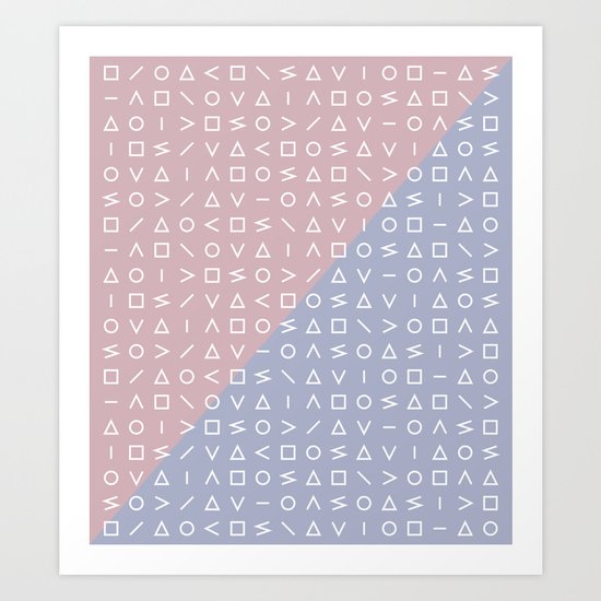 Shapes #1 Art Print