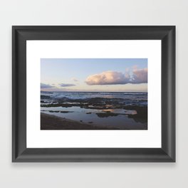 Sunset Surf Framed Art Print
