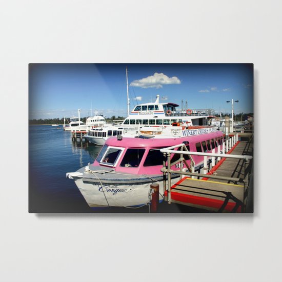 Think Pink! Metal Print