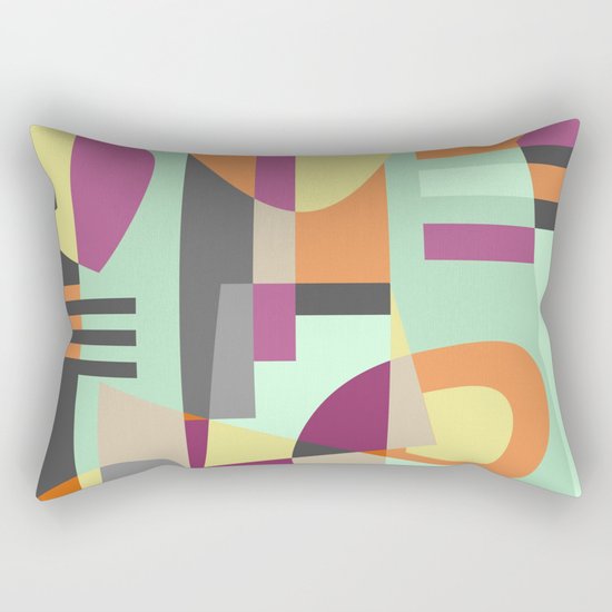 Geometric#11 Rectangular Pillow