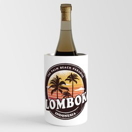 Lombok Indonesia Vintage Beach Design Wine Chiller