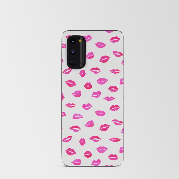 Hot Pink Lips Android Card Case